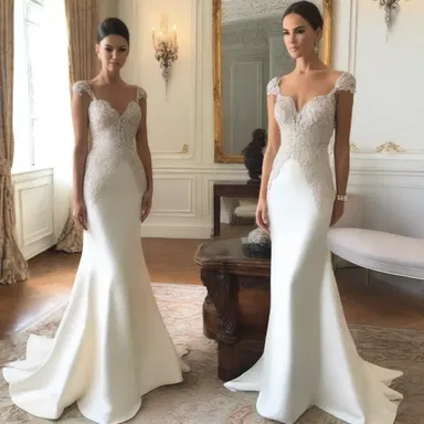 The fashion client ordered a custom-made dress from a renowned designer.