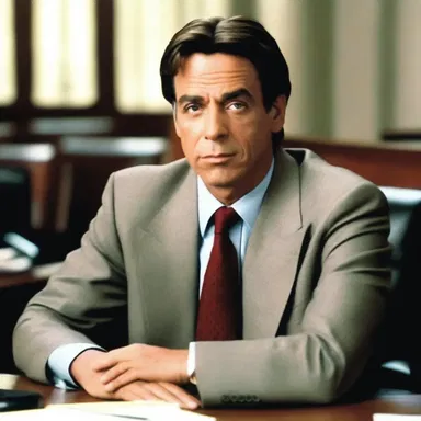 In the movie, the main character, a famous actor, portrayed a client who hired a lawyer to clear his name.
