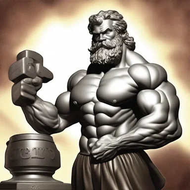 In Greek mythology, the god Hephaestus was associated with ferrous metals and was considered the blacksmith of the gods.