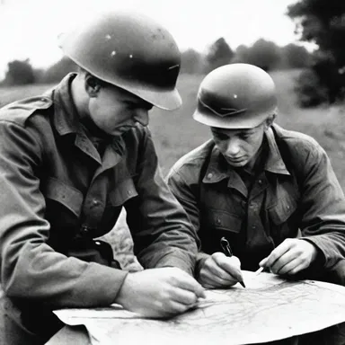 During the Second World War, soldiers used maps and compasses to orientate themselves in the midst of battle.