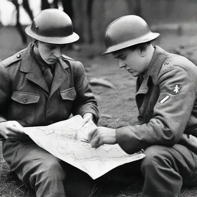 During the Second World War, soldiers used maps and compasses to orientate themselves in the midst of battle.