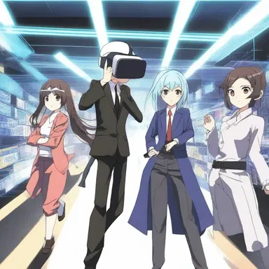 In the popular anime series, the characters must orientate themselves within a virtual reality game to defeat the final boss.