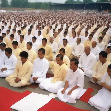 The devout followers were eager to attend the religious ceremony and seek spiritual enlightenment.