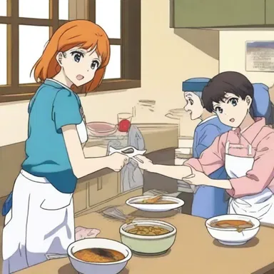 The anime series featured an emotional episode where the main characters volunteered at a soup kitchen, highlighting the importance of helping others.