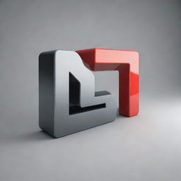 A 3D logo for a television channel named 'You TV'. The logo should be modern, dynamic and visually striking.