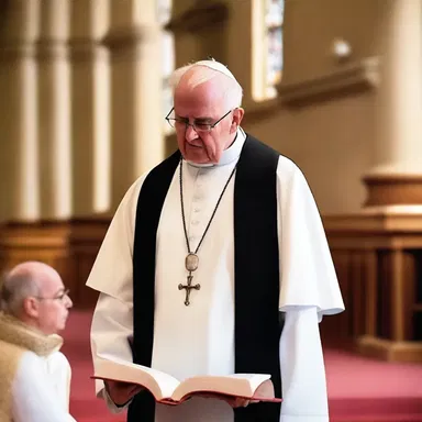 During the sermon, the priest flubbed his lines and had to start over.