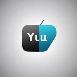 Generate a creative and professional logo integrating the words 'You TV'. It should invoke a modern, technological vibe.