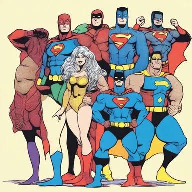 In the world of comics, the loosely knit group of superheroes came together to save the day.
