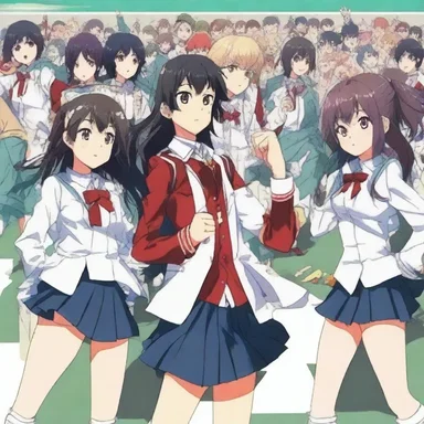 The anime showcased a plot involving a loosely knit group of high school students forming a band and navigating their way through various challenges.