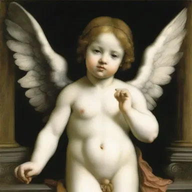 During the Renaissance period, artists often depicted angels with wings that were tadpole-shaped.