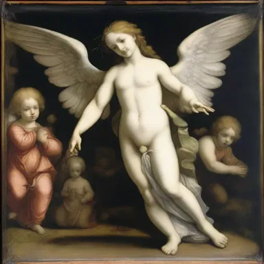 During the Renaissance period, artists often depicted angels with wings that were tadpole-shaped.