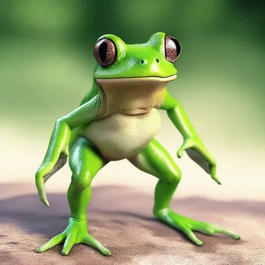During the Jurassic period, the earth was populated by various species of animals, including the horny frog.