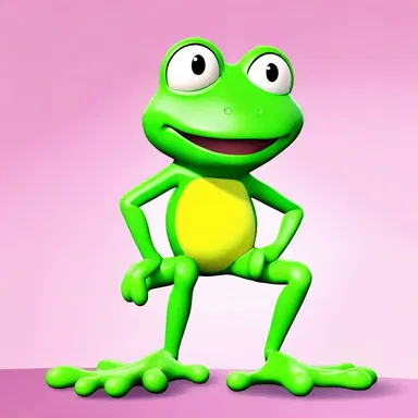 In the animated series 'Amphibian Adventures', one of the main characters is a cute and mischievous horny frog named Fred.
