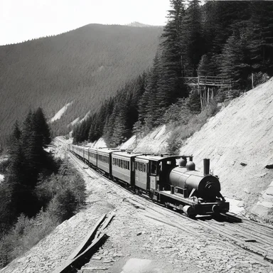 The construction of the cog railway in Mount Washington, New Hampshire, began in 1866 and played a significant role in opening up the area for tourism.