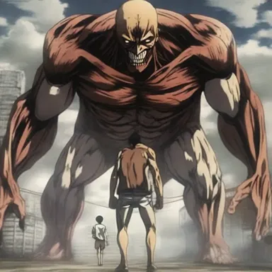 In the anime series Attack on Titan, the characters face a mysterious pathological process called the Titan transformation, which turns humans into giant and mindless creatures.