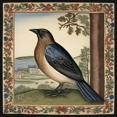 During the Middle Ages, the ousel played an important role in European folklore and was often depicted in medieval tapestries and illuminated manuscripts.