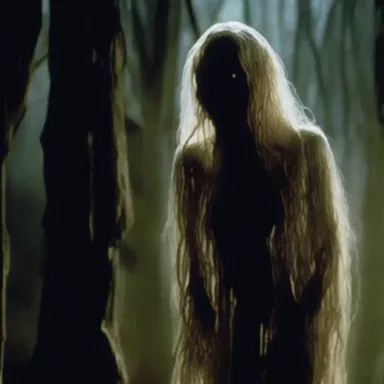 In the horror movie, the nebulous figure haunted the main character throughout the entire film, never revealing its true form.