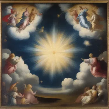 During the Renaissance, artists often incorporated nebulous elements in their paintings to symbolize the heavens.