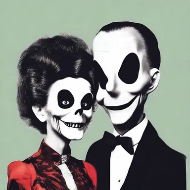 Despite his initial reservations, she found the spook's eccentric personality and unique outlook on life to be quite charming and fell in love with him.