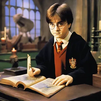 In the fantasy novel 'Harry Potter and the Philosopher's Stone', Harry Potter discovers that he has good fortune when he is accepted into the magical Hogwarts School of Witchcraft and Wizardry.