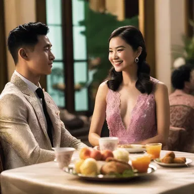 In the romantic comedy film 'Crazy Rich Asians', the main character Rachel Chu experiences good fortune when she falls in love with a wealthy and charming bachelor, Nick Young.