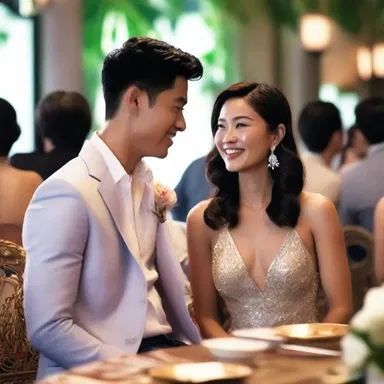 In the romantic comedy film 'Crazy Rich Asians', the main character Rachel Chu experiences good fortune when she falls in love with a wealthy and charming bachelor, Nick Young.