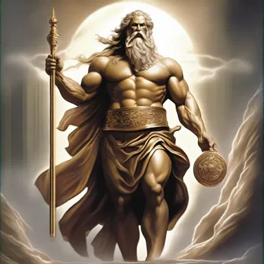 In Greek mythology, Zeus is considered the ascendant god, ruling over all other deities and mortals with his immense power and wisdom.