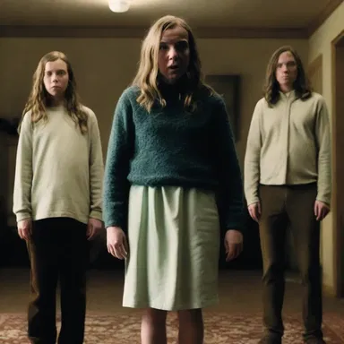 The horror movie 'Hereditary' explores the concept of an ascendant evil force that possesses members of a family.