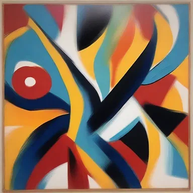 In the world of abstract art, the use of bold colors and strong brushstrokes is in ascendant.