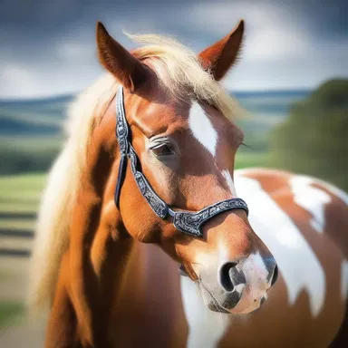Why did the horse wear a headpiece? Because it wanted to be the mane attraction!