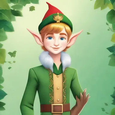 In the enchanting world of elves and fairies, the jaunty elf prince charmed everyone with his stylish attire and charming manners.