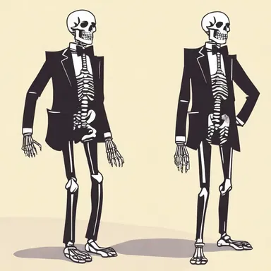 Why did the skeleton go to the party alone? He couldn't find a jaunty enough tuxedo to match his skeleton attire!