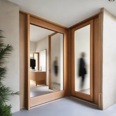 The architect designed the doorway with enough headroom to accommodate all visitors comfortably.