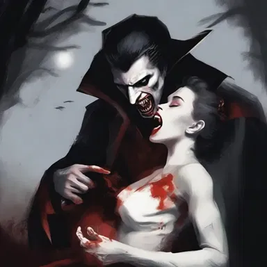 In the midst of the chilling night, the vampire replenished its strength by feeding on the blood of an unsuspecting victim.