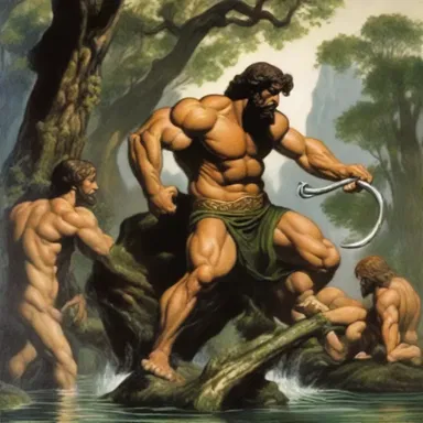 In Greek mythology, the hero Hercules was bogged down in a swamp while battling the Hydra.