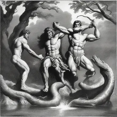 In Greek mythology, the hero Hercules was bogged down in a swamp while battling the Hydra.