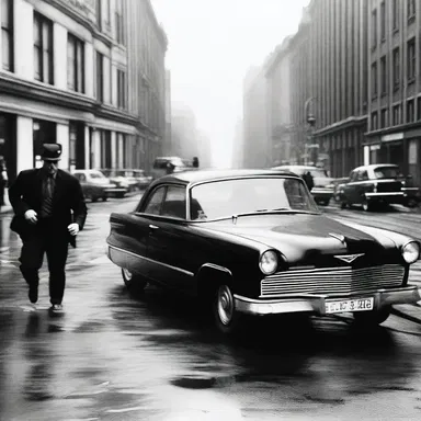 The filmmaker used the scene of a car chase to bog down the pace of the movie.