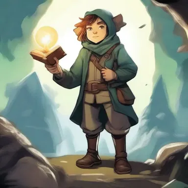 In the novel, the protagonist gets bogged down by the allure of a magical artifact.