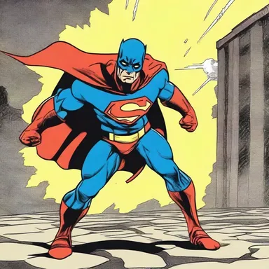 The superhero's powers were temporarily bogged down by a curse.