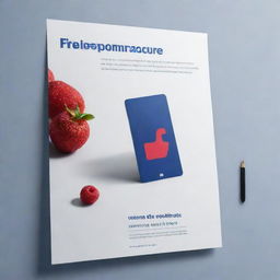 Design a creative and captivating Facebook poster featuring a sleek and modern product presentation.