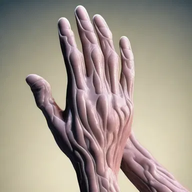 In the futuristic world of the science fiction novel, humans have developed synthetic skin that mimics the natural rugae patterns.