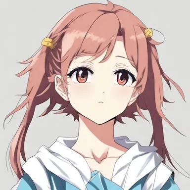 As the anime character expressed surprise, her forehead rugae deepened, emphasizing her emotions.