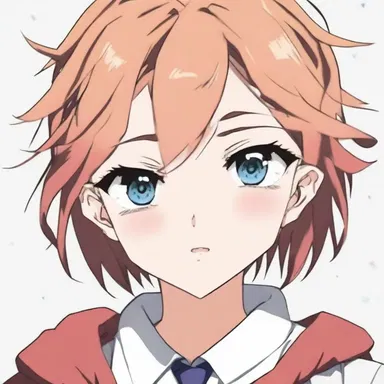 As the anime character expressed surprise, her forehead rugae deepened, emphasizing her emotions.
