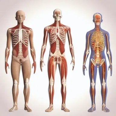 The physical structure of the human body is often seen as a vessel for the soul in many religious beliefs.