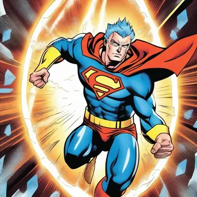 In the comic book series, the superhero could circle around his enemies with lightning speed, making it impossible for them to hit him.