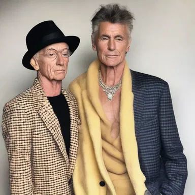 The influential fashion designer's loyal assenter always praised and supported his latest clothing collection.
