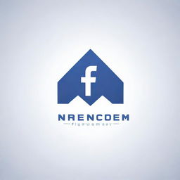 Design a clean and professional logo for a Facebook page named 'Nepse Leader'. The logo should incorporate elements related to the stock market, such as graphs and trading symbols.