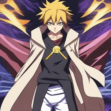 The antagonist in the anime show covetously desired the extraordinary powers possessed by the main character.