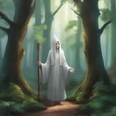 In the mystical land of Eldoria, a young wizard discovered the powerful white bead hidden deep within a treacherous forest.