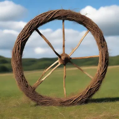 In some pagan rituals, the Catherine wheel was symbolically used to represent the eternal cycle of life and rebirth.